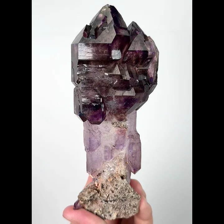 Natural Scepter Amethyst, Mineral Specimen: Zimbabwe (55*150*40MM) - image 4