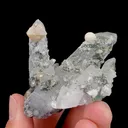 Natural Scheelite and Calcite with Clear Quartz Cluster, Mineral Specimen:Yaogangxian,Hunan (55*50*70MM) - image 2