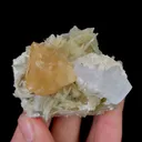 Natural Scheelite and Mica Flakes, Mineral Specimen:Xuebaoding,Sichuan (55*45*40MM) - image 2
