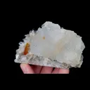 Natural Scheelite and Mica Flakes with Transparent Fluorite, Mineral Specimen:Xuebaoding,Sichuan (100*60*50MM) - image 3