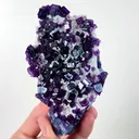 Natural Secondary Crystallized Blue Purple Cubic Fluorite Mineral Specimen,High Quality Specimen,ZHEJIANG,CHINA(115*70*40mm) - image 4