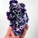 Natural Secondary Crystallized Blue Purple Cubic Fluorite Mineral Specimen,High Quality Specimen,ZHEJIANG,CHINA(115*70*40mm) - image 3
