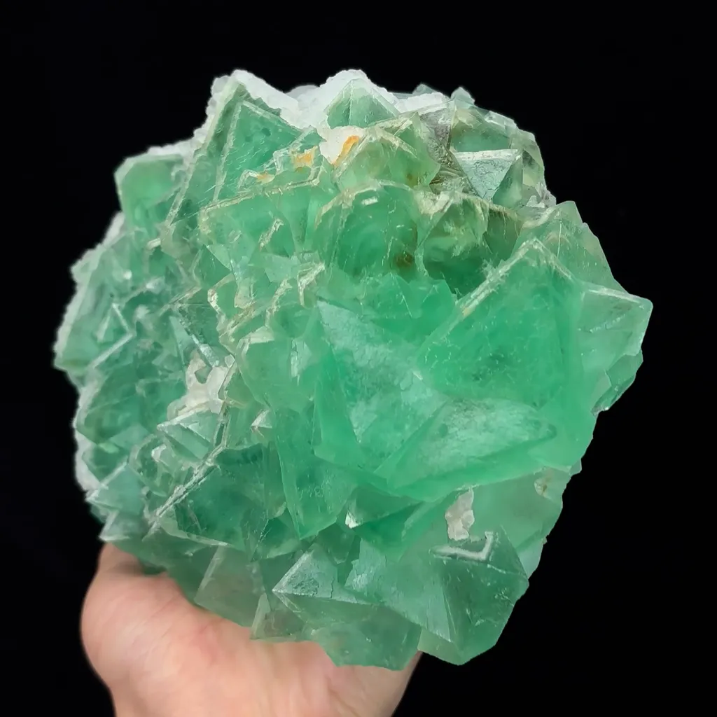 Natural Secondary Crystallized Green Fluorite Mineral Specimen,High Quality Specimen,ZHEJIANG,CHINA(200*160*65mm) - image 5