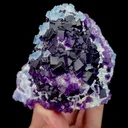 Natural Secondary Crystallized Purple and Blue Fluorite Mineral Specimen,High Quality Specimen,ZHEJIANG,CHINA(86*71*47mm) - image 1
