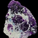 Natural Secondary Crystallized Purple Blue Cubic Fluorite Mineral Specimen,High Quality Specimen,WUYI,ZHEJIANG,CHINA(153*116*48mm) - image 3