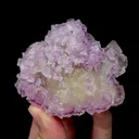 Natural Secondary Crystallized Purple Phantom Fluorite Mineral Specimen,High Quality Specimen,ZHEJIANG,CHINA(75*65*25mm) - image 1