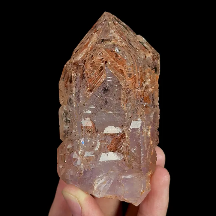 Natural Skeletal Quartz Mineral Specimen,High Quality Cluster Specimen:Madagascar (50*40*89mm) image
