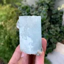 Natural Sky Blue Aquamarine Crystal with Mica from Pakistan - image 5