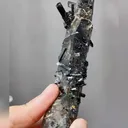 Natural Smoky Quartz and Andalusite coexist comes from Nepal 120*35*25MM - image 2