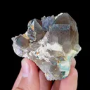 Natural Smoky Quartz and Blue Fluorite,Mineral Specimen:Fujian,China (50*45*35MM) - image 2