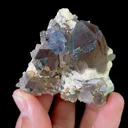 Natural Smoky Quartz and Blue Fluorite,Mineral Specimen:Fujian,China (50*45*35MM) - image 6