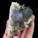 Natural Smoky Quartz and Blue Fluorite,Mineral Specimen:Fujian,China (50*45*35MM) - image 5