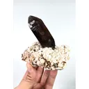 Natural Smoky Quartz and Garnet, Mineral Specimen:Fujian,China (90*70*85MM) - image 4