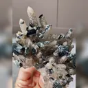 Natural Smoky Quartz Cluster and Specularite Symbiosis comes from Inner Mongolia,China 95*75*35MM - image 4