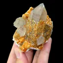 Natural Smoky Quartz Columns and Garnets Coexist comes from Yunxiaotongbei,Fujian 80*50*75MM - image 2