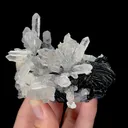 Natural Specular Hematite and Crystal,Cluster Mineral Specimen:HUNAN (85*40*65mm) - image 1