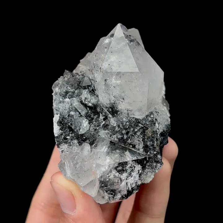 Natural Specular Hematite,Crystal  Clusters Mineral Specimen:GUANGDONG (75*50*50mm) image