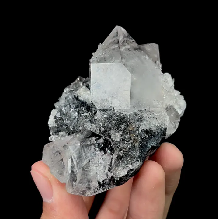 Natural Specular Hematite,Crystal  Clusters Mineral Specimen:GUANGDONG (75*50*50mm) - image 2