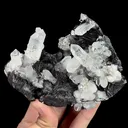 Natural Specularite and Clear Quartz Cluster, Mineral Specimen: Jinlong,Guangdong (125*95*40MM) - image 5