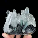 Natural Specularite and Clear Quartz Cluster, Mineral Specimen: Jinlong,Guangdong (95*80*70MM) - image 2