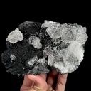 Natural Specularite and Clear Quartz Cluster, Mineral Specimen:Guangdog,China (135*90*60MM) - image 7