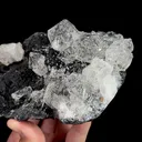 Natural Specularite and Clear Quartz Cluster, Mineral Specimen:Guangdog,China (135*90*60MM) - image 3