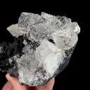 Natural Specularite and Clear Quartz Cluster, Mineral Specimen:Guangdog,China (135*90*60MM) - image 4