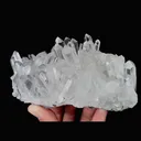 Natural Specularite and Clear Quartz Cluster, Mineral Specimen:Jinlong,Guangdong (145*85*65MM) - image 2