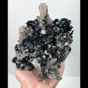 Natural Specularite and Quartz Cluster, Mineral Specimen: Inner Mongolia,China (120*150*80MM) - image 1