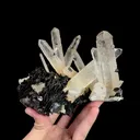 Natural Specularite and Quartz Cluster, Mineral Specimen: Jinlong,Guangdong (135*85*105MM) - image 4