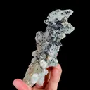 Natural Specularite and Quartz Cluster, Mineral Specimen:Inner Mongolia,China (110*130*45MM) - image 2