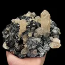 Natural Specularite and Quartz Cluster, Mineral Specimen:Jinlong,Guangdong (150*110*70MM) - image 1