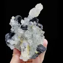 Natural Specularite and Quartz Cluster Symbiosis comes from Jinlong,Guangdong 100*95*55MM - image 3