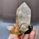 Natural Specularite and Quartz Cluster Symbiosis comes from Jinlong,Guangdong 50*35*75MM - image 3