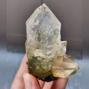 Natural Specularite and Quartz Cluster Symbiosis comes from Jinlong,Guangdong 50*35*75MM - image 2