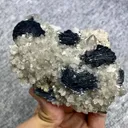 Natural Specularite and Quartz Cluster Symbiosis comes from Jinlong,Guangdong 90*65*30MM - image 3