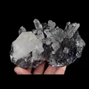 Natural Specularite and Quartz, Mineral Specimen: Inner Mongolia,China (110*70*45MM) - image 4