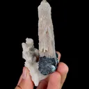 Natural Specularite and Quartz, Mineral Specimen: Inner Mongolia,China (50*85*45MM) - image 4