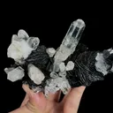 Natural Specularite and Quartz, Mineral Specimen:Guangdong,China (110*65*55MM) - image 3