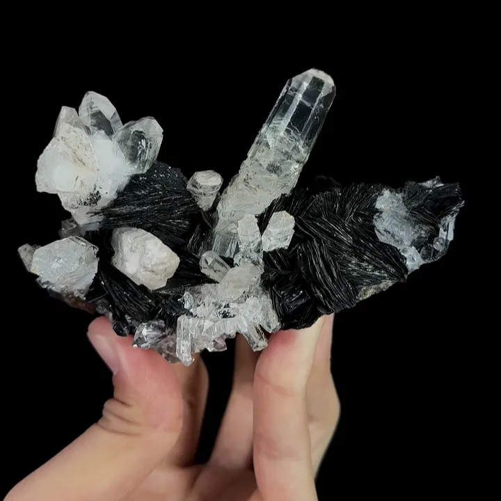 Natural Specularite and Quartz, Mineral Specimen:Guangdong,China (110*65*55MM) - image 5