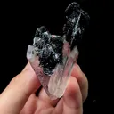 Natural Specularite and Quartz Mineral Specimen,High Quality Specimen,JINLONG,GUANGDONG,CHINA(45*60*25mm) - image 1