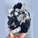 Natural Specularite and Quartz, Mineral Specimen:Jinlong,Guangdong (85*110*55MM) - image 5