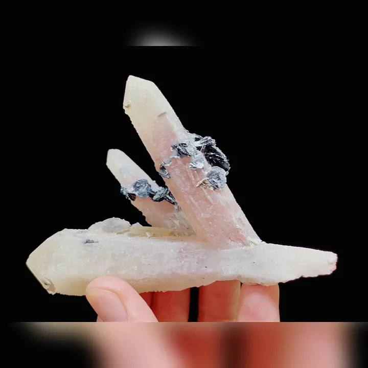 Natural Specularite and Quartz Symbiosis comes from Inner Mongolia,China 100*40*65MM - image 5