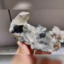 Natural Specularite and Quartz Symbiosis comes from Inner Mongolia,China 105*50*50MM - image 2