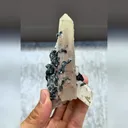 Natural Specularite and Quartz Symbiosis comes from Inner Mongolia,China 60*35*125MM - image 3