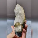Natural Specularite and Quartz Tower Symbiosis comes from Jinlong,Guangdong 85*45*80MM - image 4