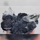 Natural Specularite & Quartz, Mineral Specimen: Inner Mongolia,China (100*65*60MM) - image 5