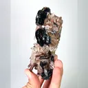 Natural Specularite & Quartz, Mineral Specimen: Inner Mongolia,China (60*120*55MM) - image 3