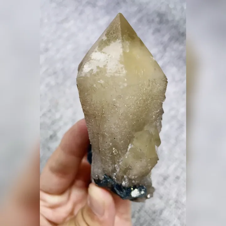 Natural Specularite & Quartz Tower, Mineral Specimen: Inner Mongolia,China (40*105*40mm) - image 3