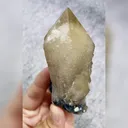 Natural Specularite & Quartz Tower, Mineral Specimen: Inner Mongolia,China (40*105*40mm) - image 3